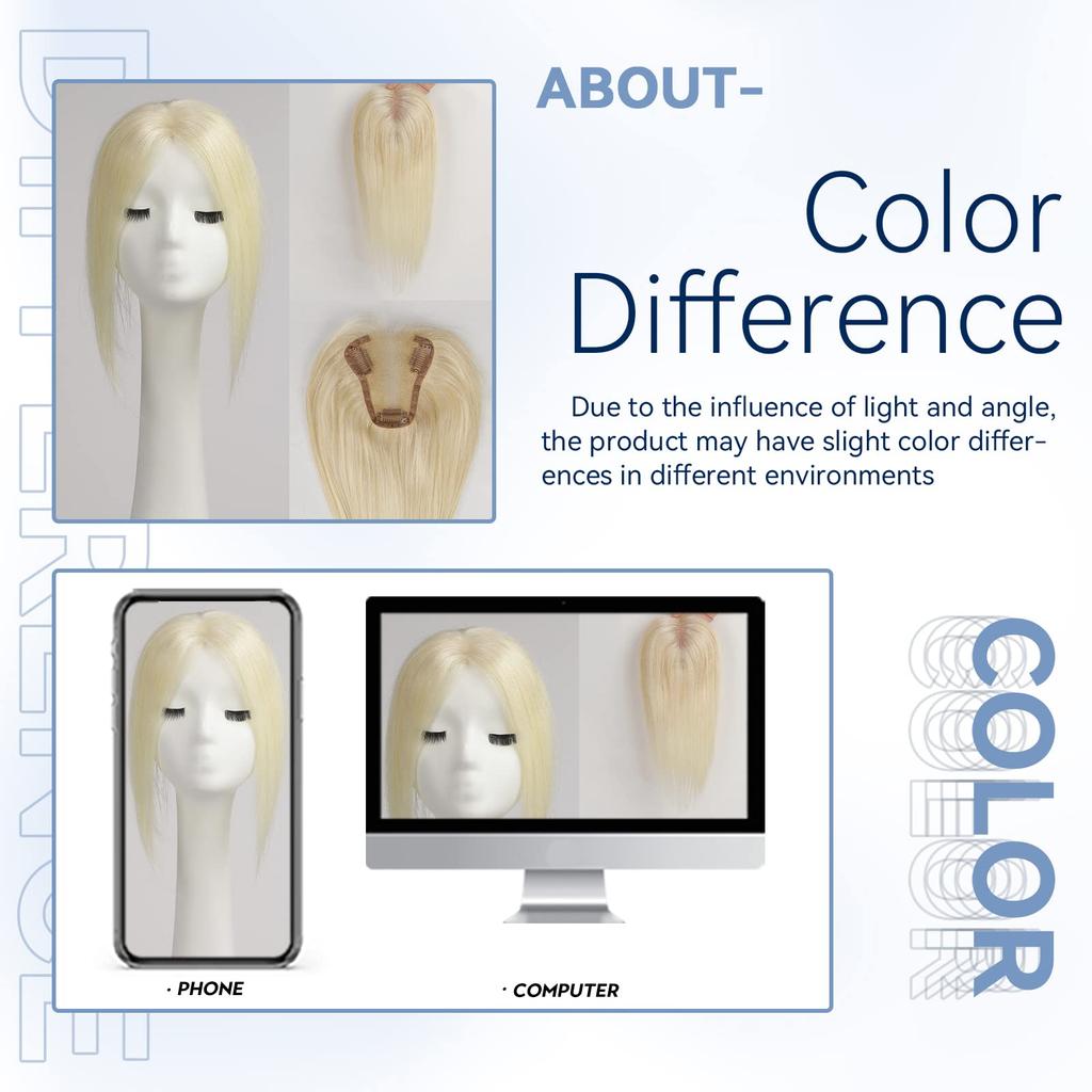 HAIRCUBE Топпер для волос для женщин, завязанный вручную, 100% человеческие волосы Remy с истонченными волосами, покрывающими выпадение седых волос, средняя часть, шелковая основа, зажимы