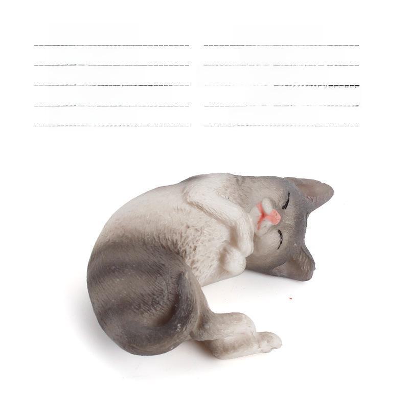 Детский набор игрушек «Черно-белый котенок» — китайские сельские украшения в виде кошечки