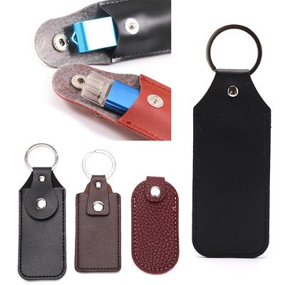 Usb-футляр Защитная сумка Портативный карманный кожаный брелок для ключей для USB-флеш-накопителя