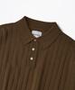 OUTSTANDING Hs Stripe Knit Collar Shirt_Brown