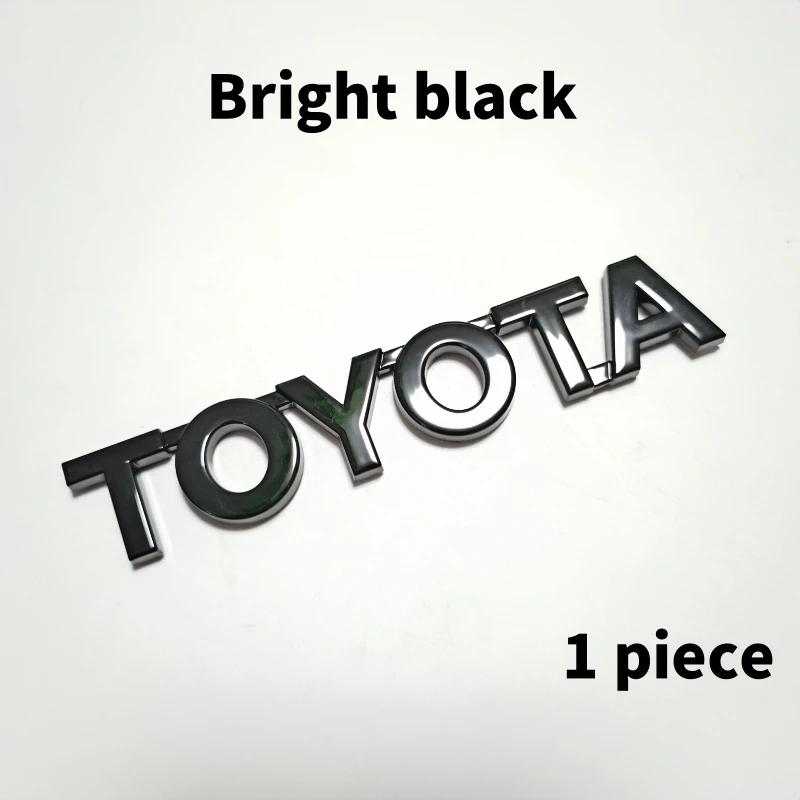 BBcr3 3D Toyota Car Emblem Badge Decals For Toyota Corolla Camry RAV4 Yaris CHR Auris Hilux Auto Styling Sticker Accessories
