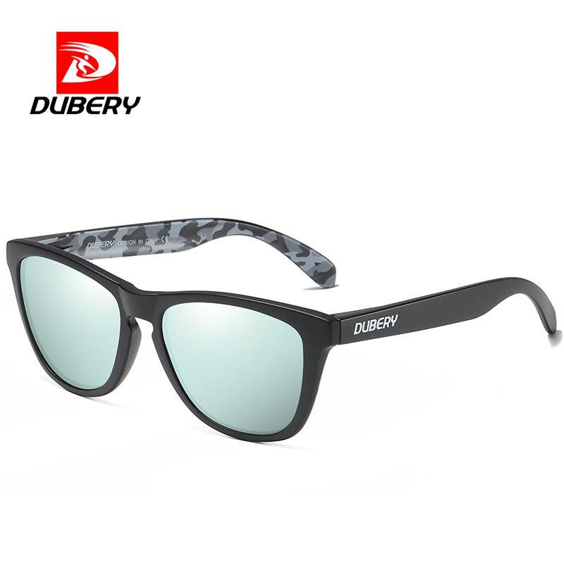 DUBERY Classic Polarized Sunglasses Men Women Ultralight Eyeglasses Frame Sun Glasses Outdoor Travel UV Goggles Male Gafas D181
