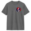 Unisexs Gratefuls Deads Red And Blue Skull TShirts Cotton Tees Summer Retro Short Sleeves TShirt O Neck Harajuku Print Tee Shirt