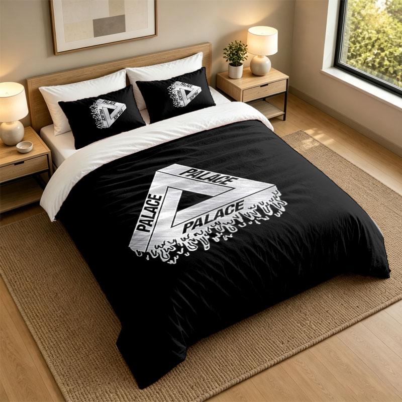 3Pcs Bedding SetCrystal Palace Soft Bed Sheet and Two Pillowcases Home Bedroom Decor