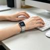 Стальной ремешок с тремя звеньями для Apple iWatch S10 и Huawei Smartwatch
