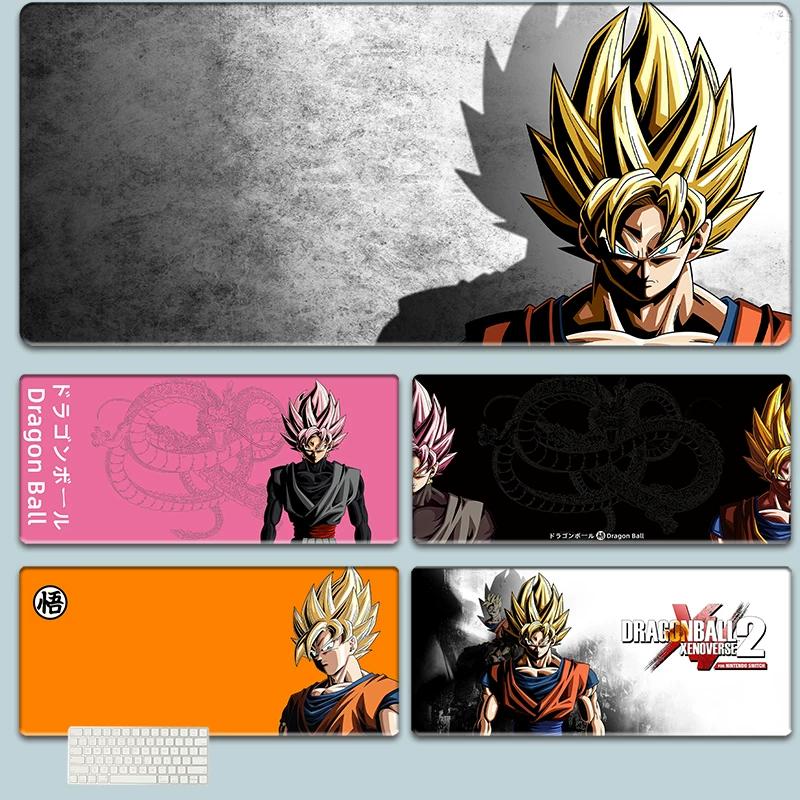 Водонепроницаемый и Нескользящий Кожаный Коврик для Мыши Креативный Мультяшный Dragon Ball Печать Высокой Четкости Увеличенный Сон Гоку Компьютерный Офисный Настольный Коврик Коврик для Ноутбука