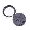 1PC Portable Round Compact Coin Dispenser Case Handheld Aluminum Change Coin Holder Organizer Round Aluminum Coin Holder