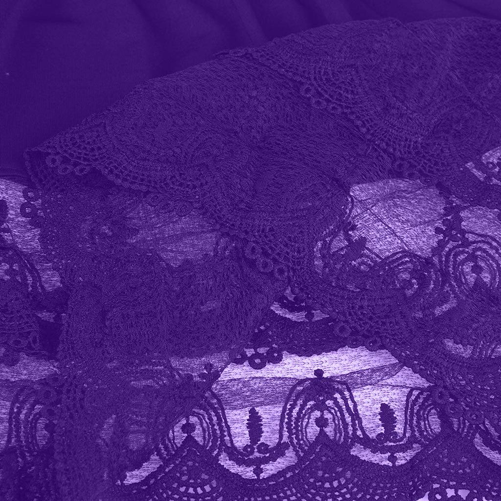 Женская кружевная юбка с ажурной вязкой, короткая юбка с подолом против ходьбы