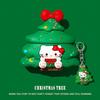 Cute Christmas tree kt cat AirPods pro1 apple bluetooth headset case 1/1 generation cartoon protective case