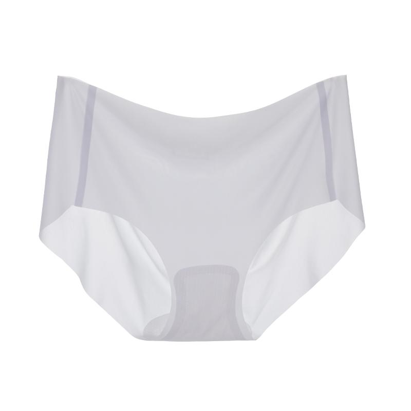 Women's Ultra Thin Briefs Nude Feeling 3D Peach Butt Cotton Crotch Mid-waist Breathable Quick Drying Panties