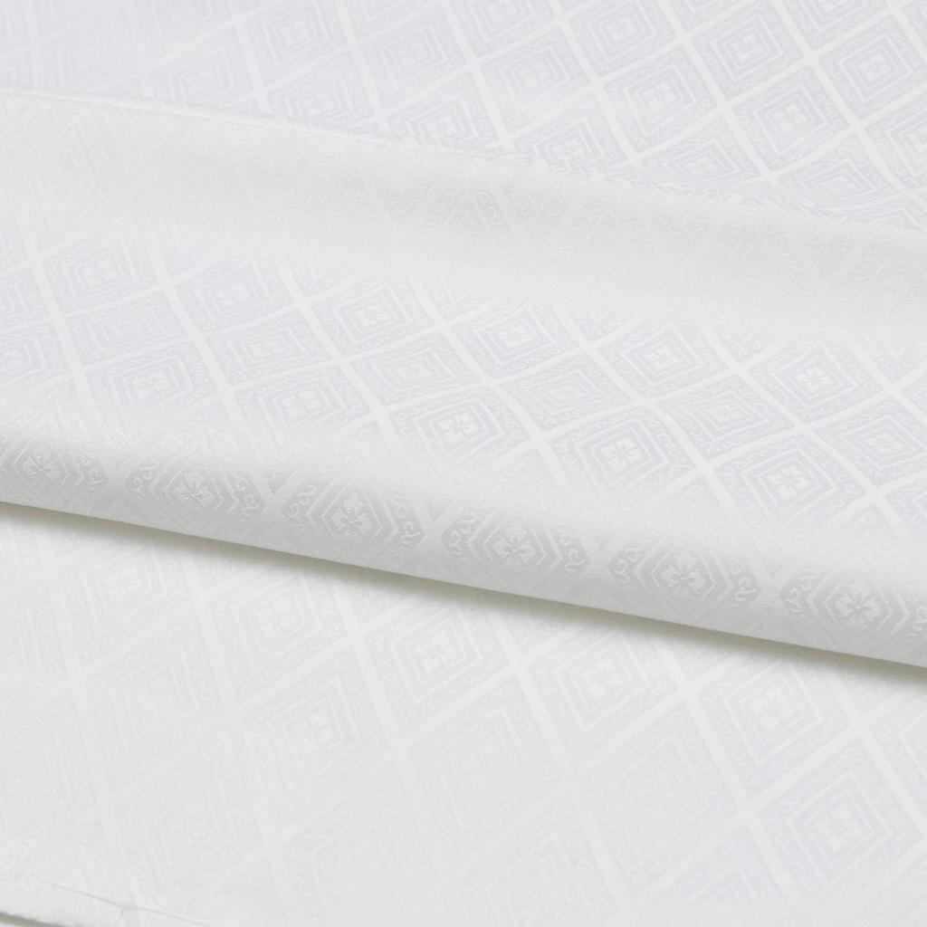 Кимоно, моющийся комплект из 2 предметов с гербом [KYOETSU], комплект, кимоно, (Длинное кимоно, хаори) Мужской (LL, Белый)