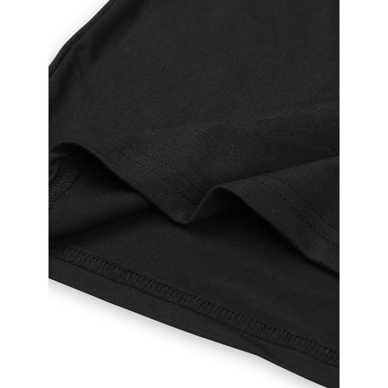 Европейские размеры VOID Черная Дыра Вихревой Узор Печать | Повседневная Универсальная Мужская Футболка, Удобная и Дышащая, Всесезонная, Круглый Вырез, Обычная Посадка