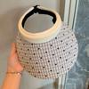 Anti-UV Woman Sun Hat Colorful Dot Visor Cap Fashion Empty Top Cap  Female