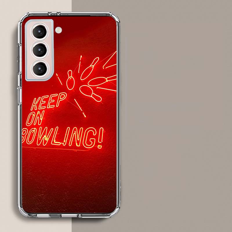 Чехол для телефона с развлечениями в боулинге для Samsung A16 A17 A26 A36 A56 A57 A55 A54 A37 A15 A25 A35 A14 A24 A34 Galaxy Note