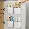 4 шт. Органайзер для дверцы шкафа, ящик для хранения, многофункциональный, настенный, без сверления, с самоклеящимся крючком, кухонная полка-органайзер