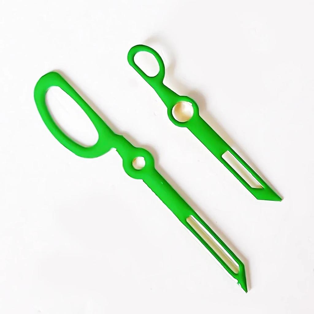 Новые часовые стрелки Без люминесценции Аксессуары для часов Запасные части Часовая стрелка Для механизма NH35/36/4R/7S Стрелка в форме ножниц