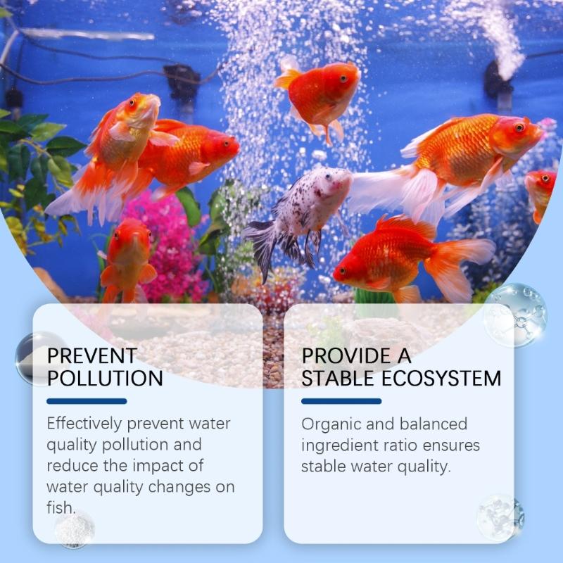Fish Tanks Algae Cleaner Powder Offering Safe and Effective Washing for Aquariums Fish Tanks Water Keep Underwater Clean