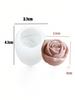 1PC New 3D Flower Silicone Candle Molds Handmade Rose Flower Soap Plaster Chocolate Baking Mold for Valentine's Day Decoration G