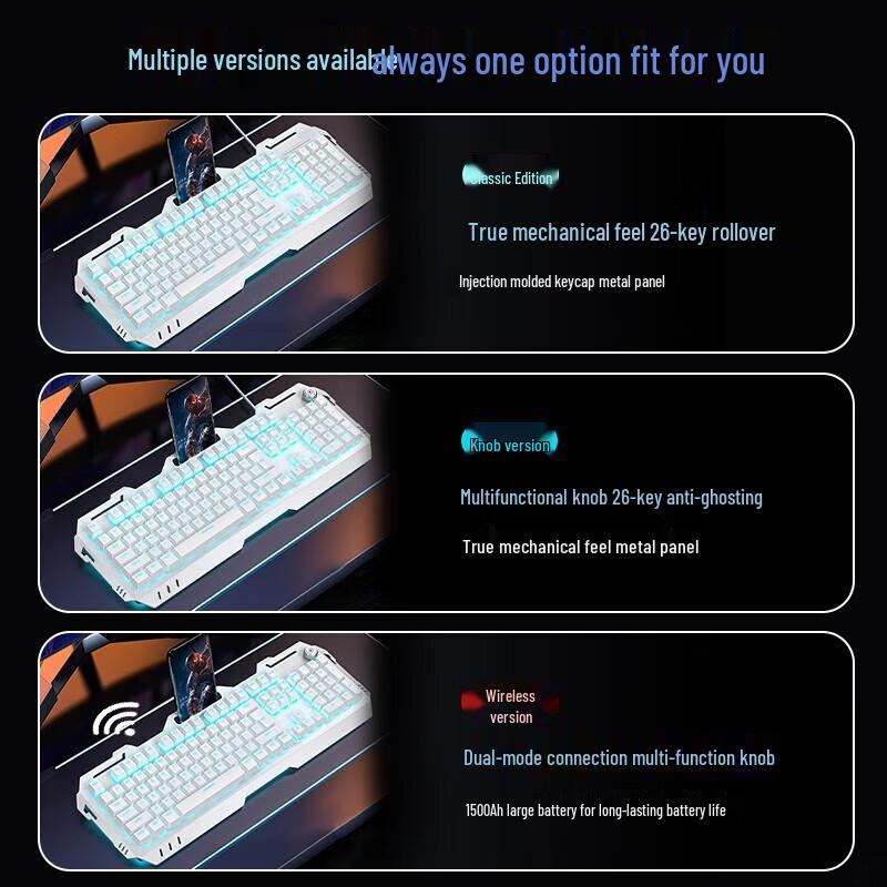 Qianxingzhe GX810 Gaming Wired Keyboard