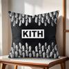 Классический логотип KKITH Наволочка Натуральный лен Органическая ткань Двусторонняя печать Подушки для дивана Домашний декор