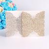 50Pcs Romantic Laser Cut Flowers Invitation Card Glitter Paper Wedding Invitation Cards Wedding Party Supplies