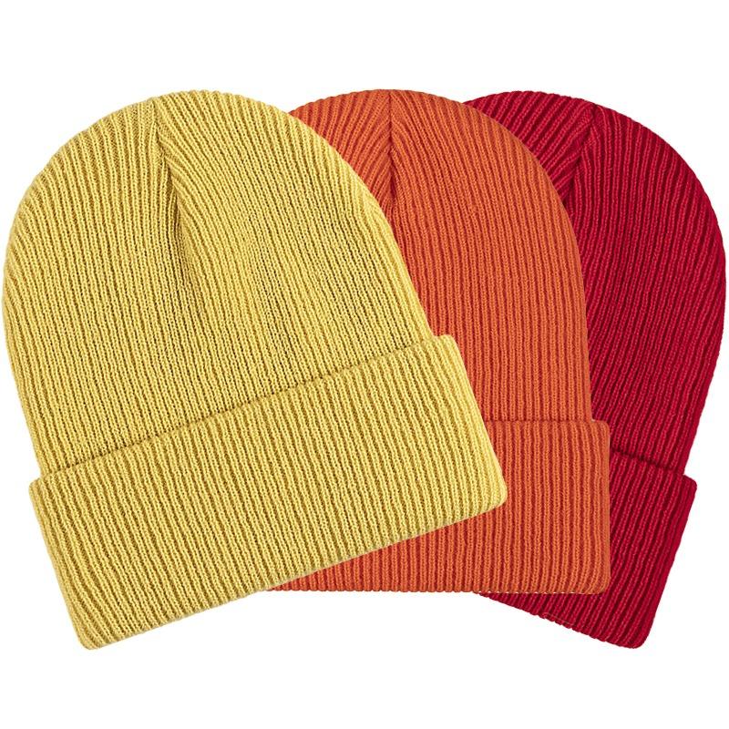 Унисекс женские мужские теплые утолщенные вязаные мужские шапки эластичные рождественские подарочные шапки