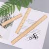 15cm 20cm 30cm Wooden Ruler Double Sided Student School Office Measuring Tool