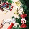 4 Pcs Christmas Candy Pendant Decoration Lovely Christmas Tree Ornaments For Celebration Birthday New Year Indoor Holiday