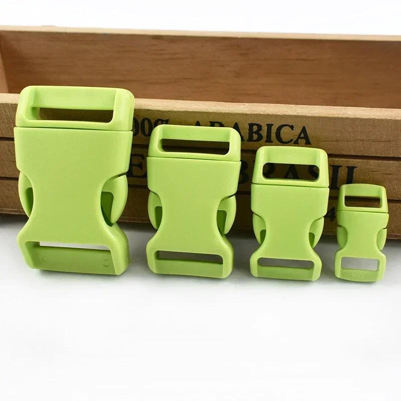 Meetee 10/20Pcs 10-25mm Plastic Side Release Buckle Bracelet Buckles Bag Strap Adjustable Dog Collar Clasp Leather Accessories