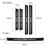 Universal 3D Carbon Fiber Car Door Sill Protector Stickers For BMW Performance E46 E90 F10 F30 X3 F20 E46 E60 E70 E39 E36 E87