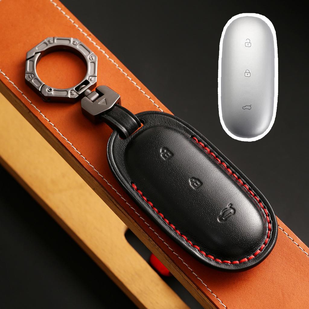 Suitable for ideal car key cover L9 new L8 leather car all-inclusive key protective cover car modification accessories