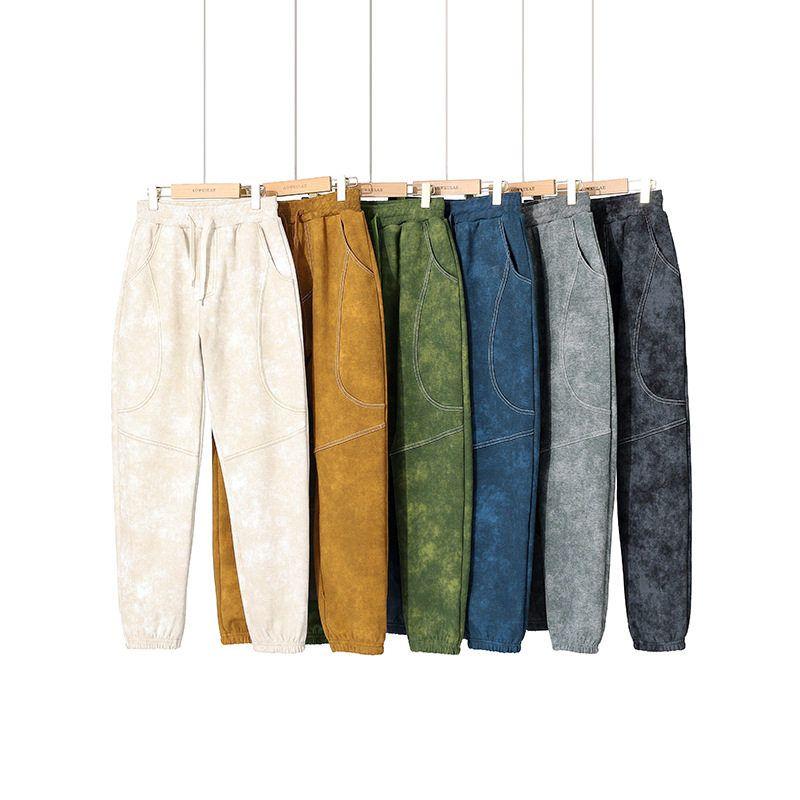Spring and Autumn Korean Style Children's Casual Long Pants, Big Kids Patchwork Batik Pants, Boys' Camouflage Jogger Sweatpants