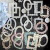 A Set Relievo Vintage Hollow Embossed Materials Frame Scrapbook Decoration Paper  DIY Crafts