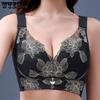 Women's Push Up Bras Adjustable New Wireless Bras Women Flower Embroidery Bra Underwear Large Size 36-52 CDE Cup Underwear Women