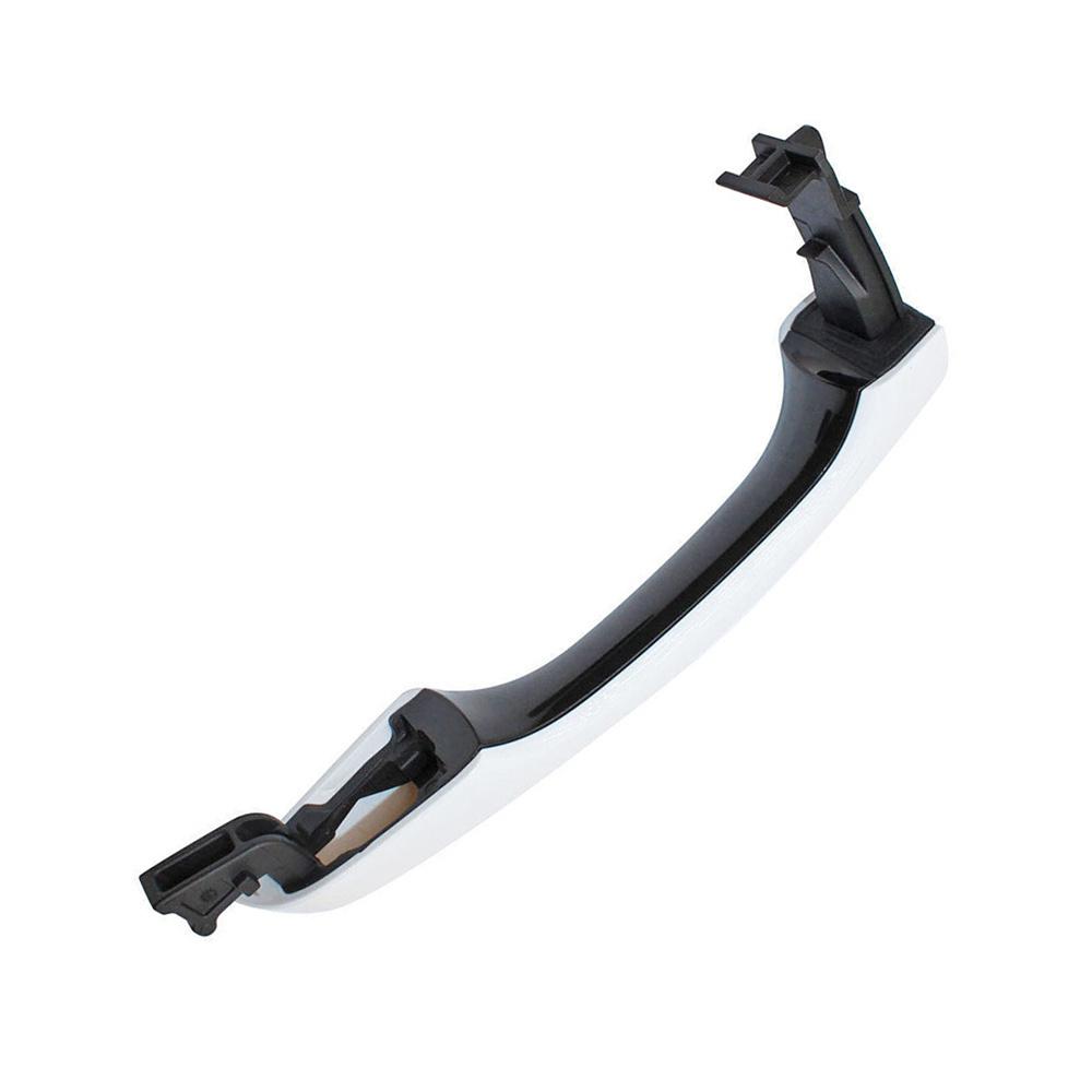 Дверная ручка белая для Hyundai Elantra 2017-2020 передняя правая наружная #82661-F2010