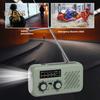 Emergency Radio with Flashlight Multi-functional Compact Portable SOS Alarm AM/FM Band Hand Crank Rechargeable Radio