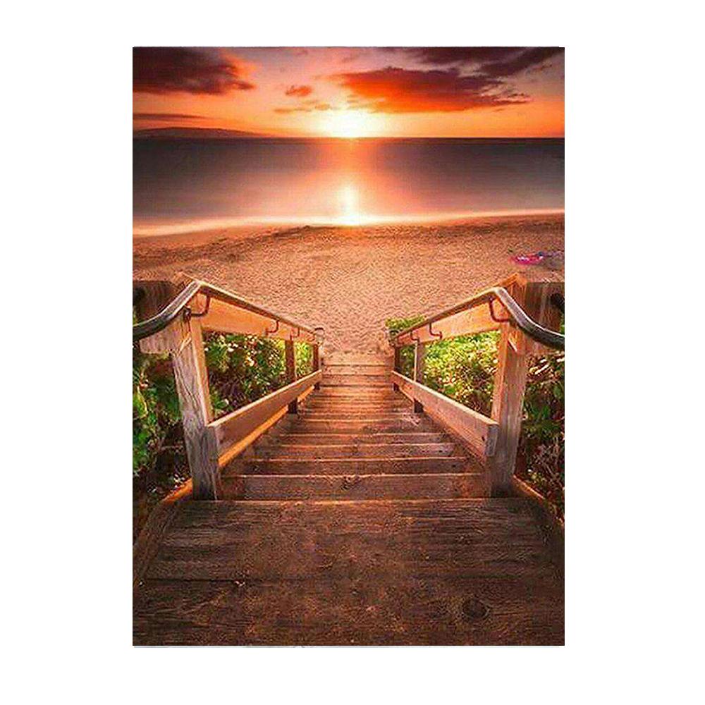 5D алмазная живопись, вышивка, цветок, пейзаж, Алмазная мозаика, Наклейка на стену, вышивка крестом, украшение для дома, живопись