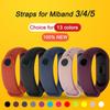 Ремешок для браслета Xiaomi Mi Band 3 4 5 Ремешок силиконовый ремешок 5 для браслета Xiaomi для Mi Band 3 4 Ремешок для браслета 5