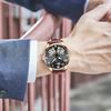 AILANG Мужские часы Новые тенденции Полые Ellow Boil Механические часы Мужские полностью автоматические часы