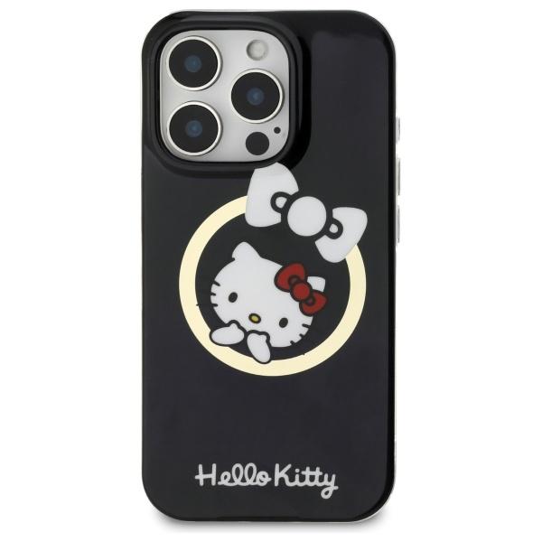 Etui do iPhone 16 Pro Max Hello Kitty MagSafe czarne