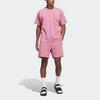Adidas Originals X Pharrell Williams Collaboration Solid Sports Crew Neck T-Shirt Unisex Tops Pink HF9954