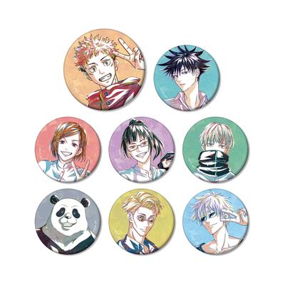 Матовый значок-канбадж Jujutsu Kaisen Jujutsu Kaisen Trading Aniart 1 коробка 8 шт.