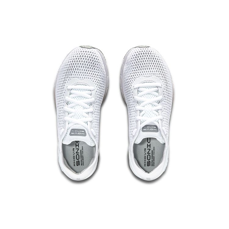 Under Armour Hovr Sonic 4 Удобные Универсальные Низкие Повседневные Кроссовки для Бега Женские кроссовки Белые 3025225-100