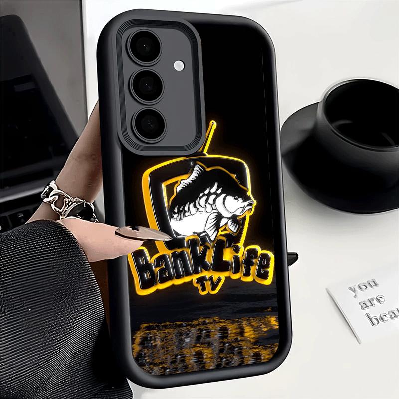 Чехол для телефона Samsung Galaxy S26 S25 Ultra S24 FE Nash Fishing Рыба Марка Ракушка S23 Plus S22 + S21 S20 5G Мягкий Силикон Funda