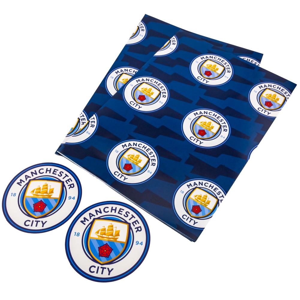Листы подарочной упаковки Manchester City FC Crest (Упаковка из 2 шт.)