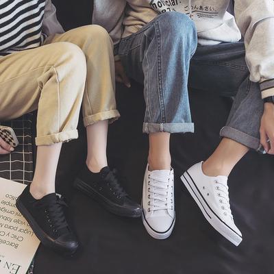 Весенние низкие кеды женские базовые туфли студенческие резиновые туфли ретро пара кеды