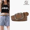 Ladies Belt Simple Square Buckle Student Decorative Belt Belt Belt
