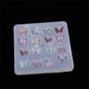 DIY Craft Keychain Charm Pendant Epoxy Resin Molds Silicone Moulds Cake Butterfly Molds