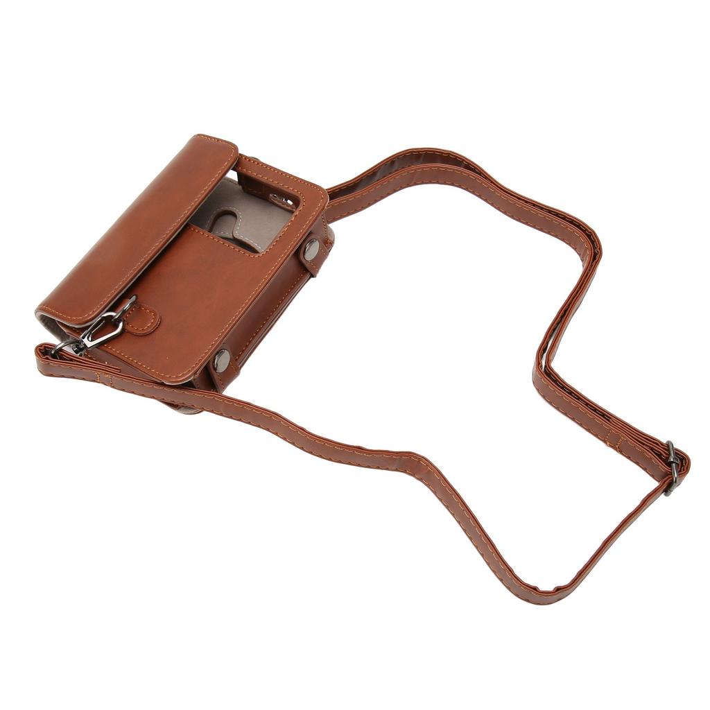 Retro Camera Case PU Leather Camera Case with Adjustable Shoulder Strap for Kodak C210R Mini Shot 2