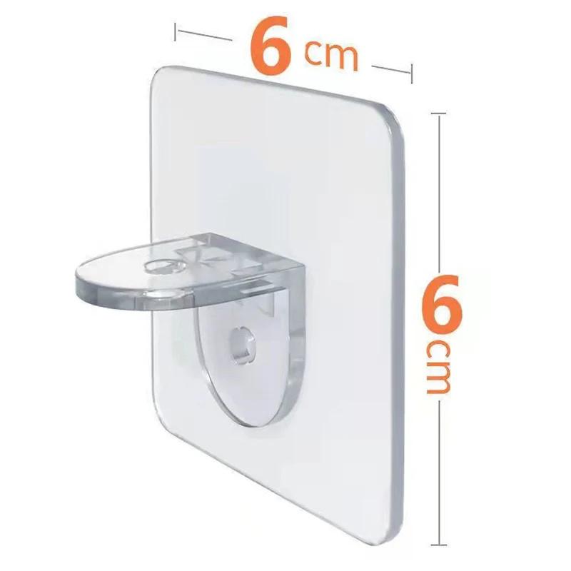 10 шт. клейкие опорные штифты для полок, опорные штифты для полок, держатели для полок шкафов, настенные вешалки, прочные держатели